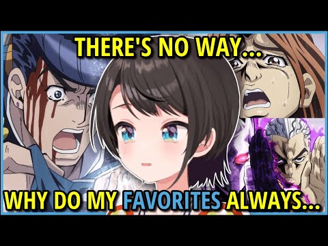 Subaru Reacts To Josuke vs Kira【Hololive / Eng Sub】