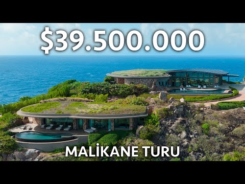 $39.500.000'lık Okyanus Manzaralı ULTRA Modern Malikane Turu