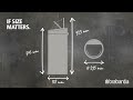 poubelle Touch Bin 30l noir mat | video 1