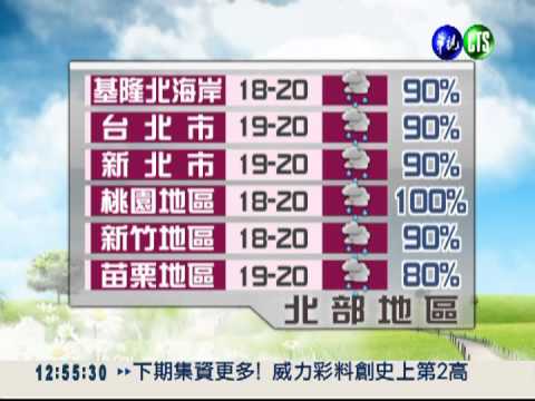 2012.11.30 華視午間氣象 謝安安主播