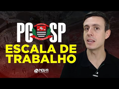 Concurso Polícia Civil SP 2023 ESCALA DE TRABALHO: ENTENDA A RETP