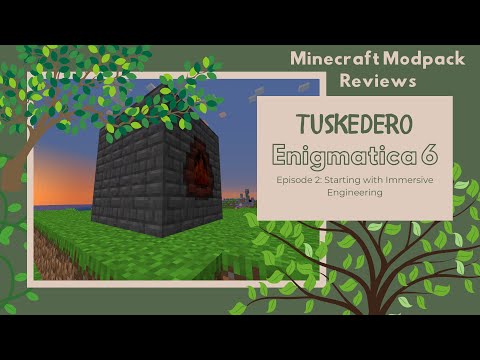 Minecraft Modpack Reviews: Enigmatica 6 | E2: Starting with Immersive Engineering