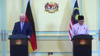 Sidang media bersama Perdana Menteri Malaysia dan Presiden Republik Persekutuan Jerman