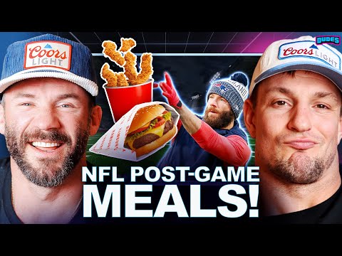 What NFL Players ACTUALLY Eat After Games | Dudes on Dudes