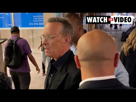 Tom Hanks yells at fans to "back the f*** off"