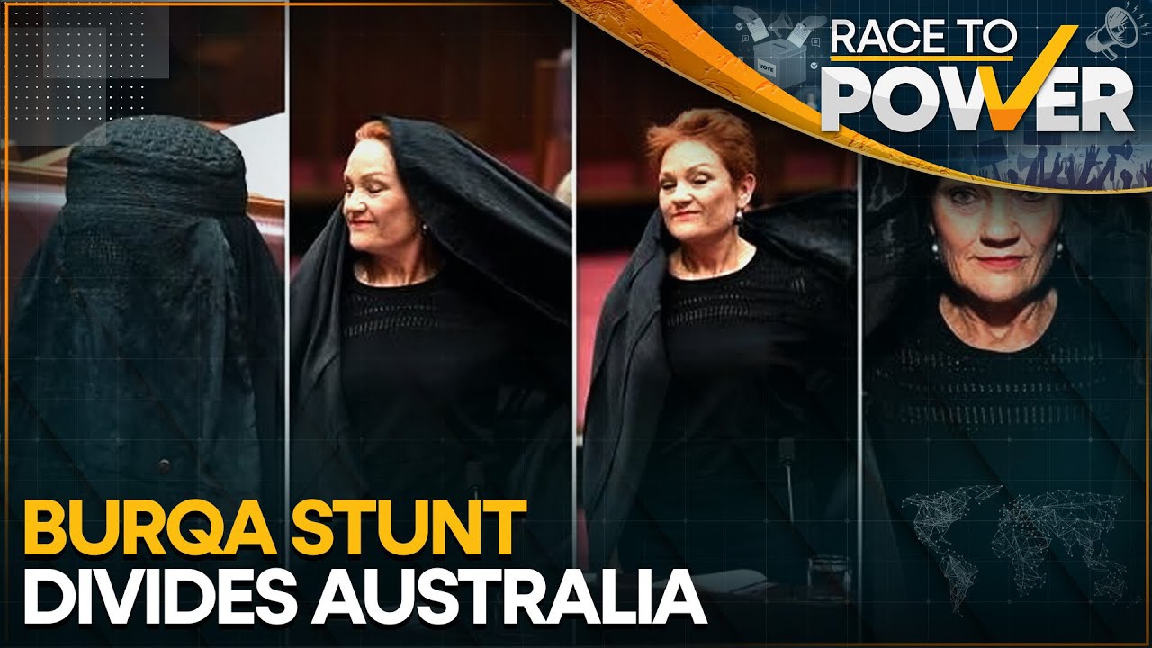 Australia Far-Right Leader Wears Burqa in Parliament | Calls for National Ban | Race To Power