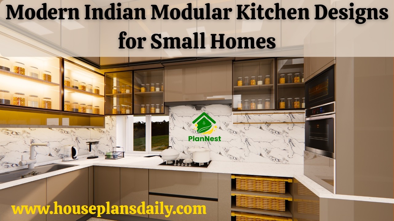 Modern Indian Modular Kitchen Designs for Small Homes