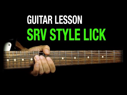 SRV Lick in E