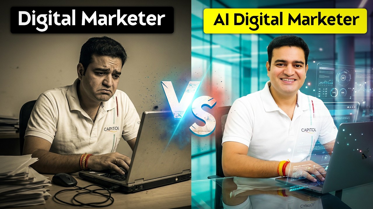 Digital Marketer Vs AI Digital Marketer | #aidigitalmarketing #aidigitalmarketer
