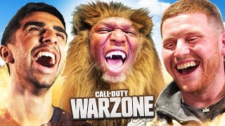 KSI THE LION! - WARZONE w/ JJ, Ethan &amp; Randolph