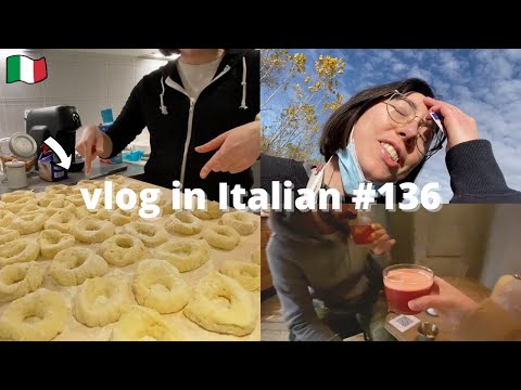 vlog in Italian: ricetta delle ciambelle di patate, ho quasi perso la patente al parco 😅 (Subs)