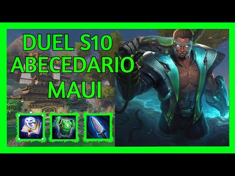 SORTEO + SMITE DUEL ABECEDARIO S10 - MAUI - MUCHO DAÑO PARA SER UN SUPPORT