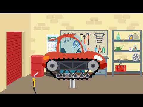 Das Kätzchen und die Zaubergarage. KinderKlub Deutsch | Cartoons und Kinderlieder av23