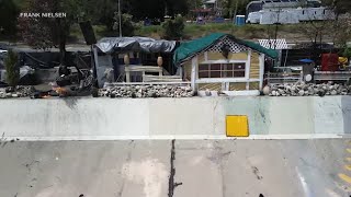 What we know about the makeshift home built next to the 101 Freeway in Los Angeles