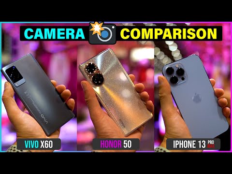 Honor 50 vs iPhone 13 vs Vivo X60 Pro - CAMERA COMPARISON (London Comic Con 2021)