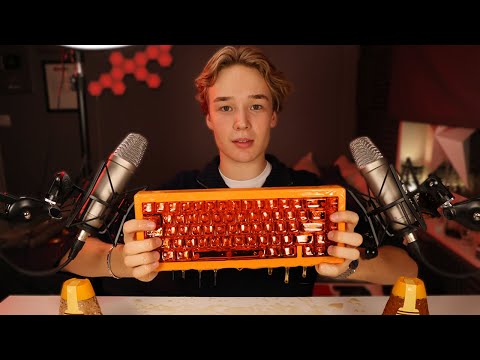 ASMR Making The AI Honey keyboard 🍯