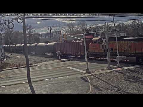 1- 6-2019 13:12 nb empty's CSX 5237 BNSF 6133 UP 5423 BNSF 4062 K161