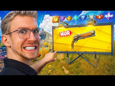 KANN ICH NUR MIT DER MAMMUT PISTOLE UNREAL ERREICHEN? 🏆 (Handcam)