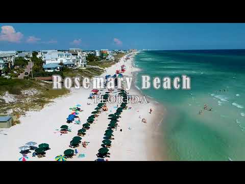 Rosemary Beach Florida Drone Footage 4K