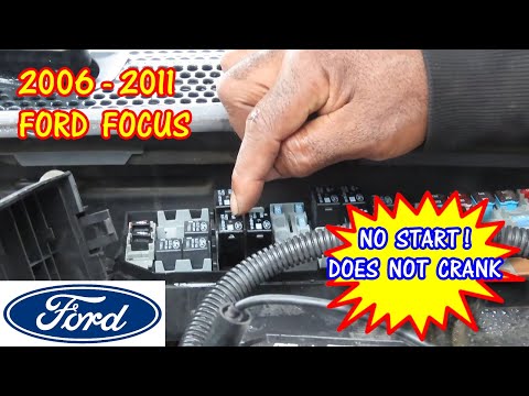 2006-2011 Ford Focus Does Not Start And Does Not Crank