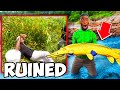 FunnyMike Got BIT By An Alligator On His FIRST STREAM Back