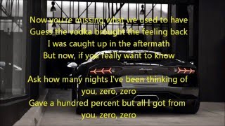 Chris Brown-Zero(lyrics)