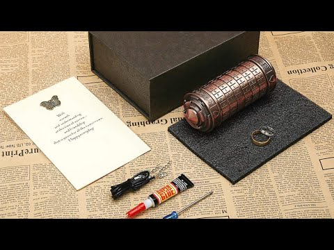 Da Vinci Code Mini Cryptex Lock Puzzle Boxes with Hidden Compartments | Smart Puzzle