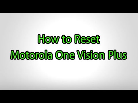 How to Hard Reset Motorola One Vision Plus - Pattern Unlock