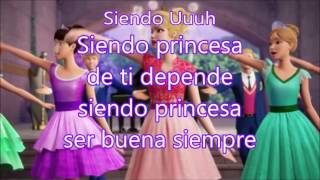 Barbie Siendo Princesa Letra