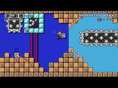 7-2 Brimstone Mine by Farts R Us - Super Mario Maker - No Commentary 1bm
