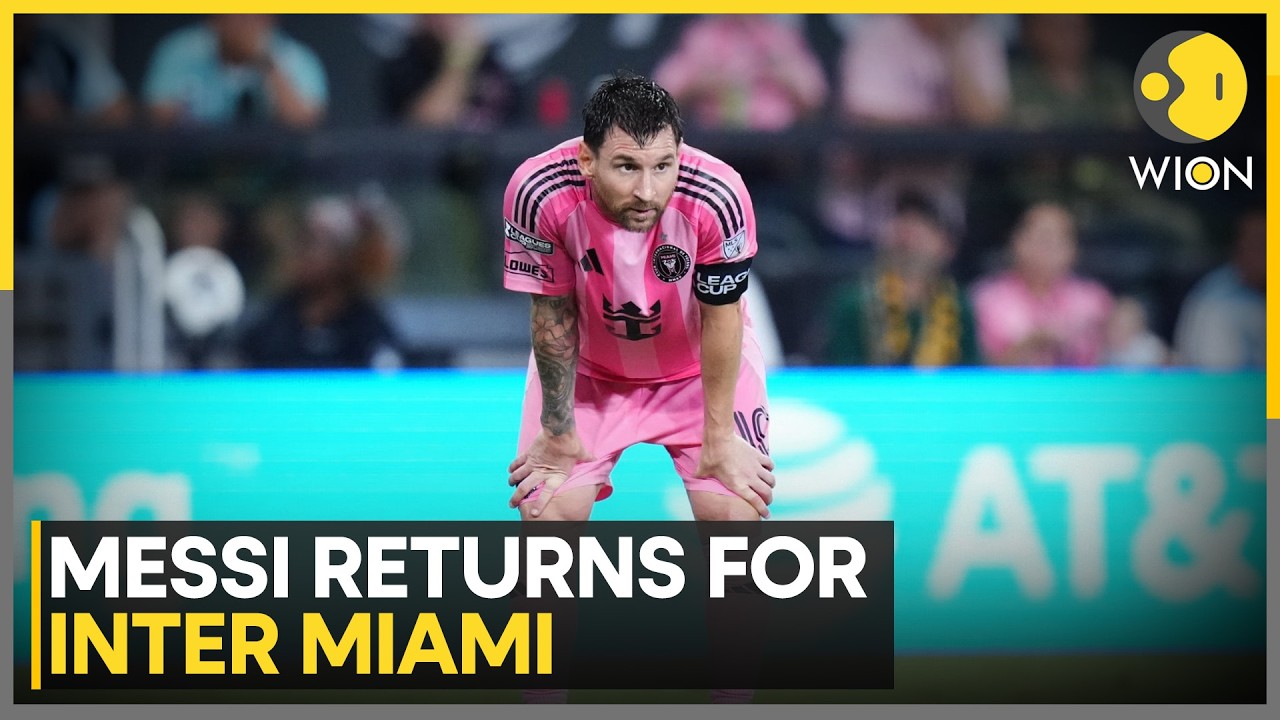 Messi Returns To Inter Miami After Father’s Death, Retirement Questions Rise | WION
