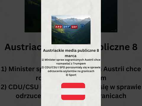 Austriackie media publiczne 8 marca