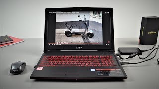 MSIGL638RDCorei78750HNvidiaGTX1050TiUnboxing&Review