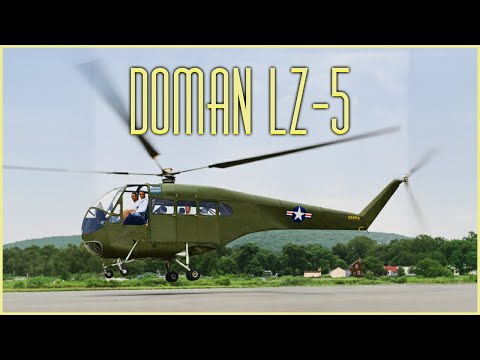 Doman LZ-5: That Weird 1950s Helicopter with the Crazy Rotor Everyone Forgot About