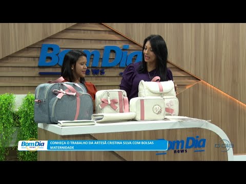 Conheça o trabalho da artesã Cristina Silva com bolsas maternidade 09 05 2023