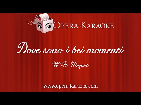 Dove sono i bei momenti Karaoke Accompaniment