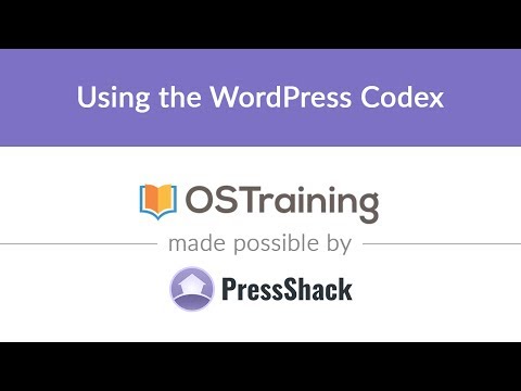 WordPress Development Lesson 23 Using the WordPress Codex