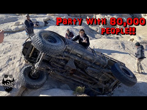 Epic King Of The Hammers Adventure, A party with 80,000 people!!