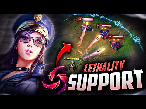 How to Play CAITLYN SUPPORT & CARRY! (HUGE HEADSHOT DAMAGE🔥👌) - League of Legends Season 13