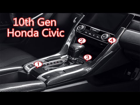 DIY Carbon Fiber Style Civic Interior on Honda Civic 10th Gen 2016 2017 2018 2019 2020