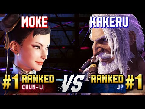 SF6 ▰ MOKE (#1 Ranked Chun-Li) vs KAKERU (#1 Ranked JP) ▰ High Level Gameplay