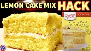 The BEST 🍋Lemon Cake Mix HACK!!! | Just LIKE HOMEMADE!!!😮