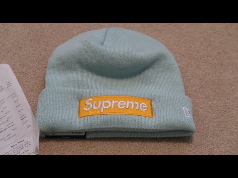 supreme beanie ice blue