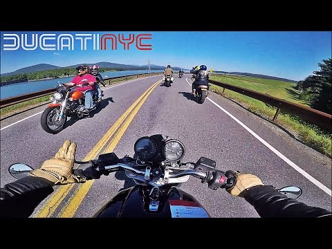 Route 30, NY - Beautiful Catskills, Long Twisties, Vistas, Bikes, Big Group - GBGR2017 v561