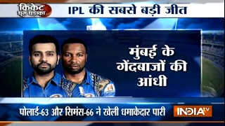 IPL 2017: Mumbai Indians thrash Delhi Daredevils by 146-runs, qualify for playoffs