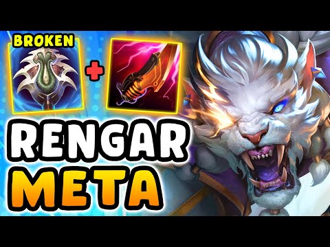THIS IS WHY RENGAR JUNGLE IS BROKEN RIGHT NOW (INSTANT DELETES, NO ESCAPE)