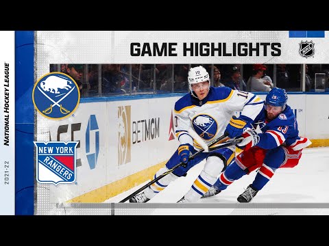 Sabres @ Rangers 3/27 l NHL Highlights 2022
