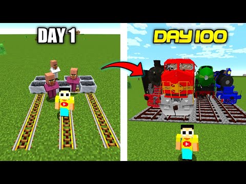 Melo Bhai  - Minecraft, But there are Realistic Indian TRAINS || Working Train Station in Minecraft