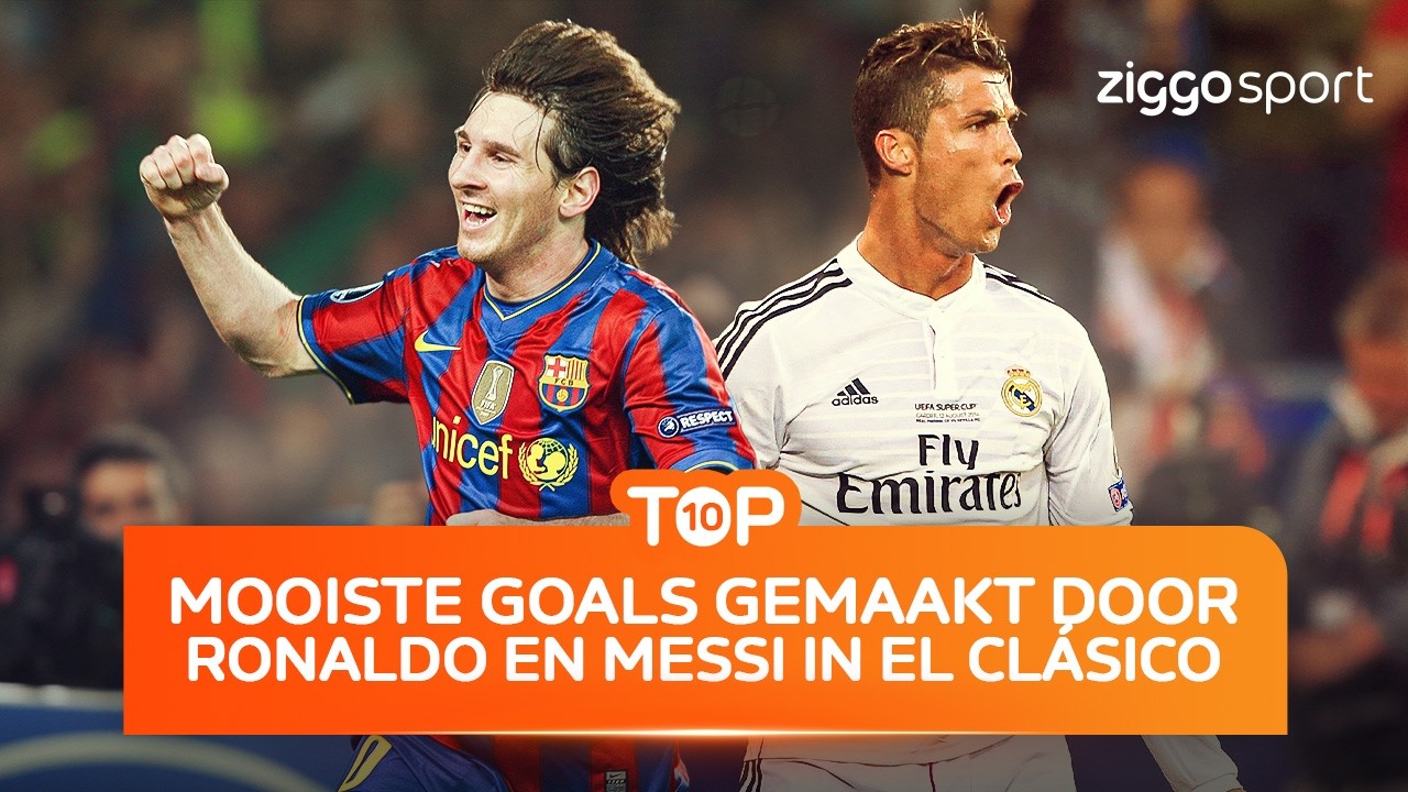 DE MOOISTE GOALS VAN RONALDO EN MESSI IN EL CLÁSICO! 😍 | TOP 10 EL CLÁSICO