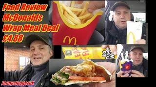 McDonalds  BBQ Bacon Chicken wrap meal food review